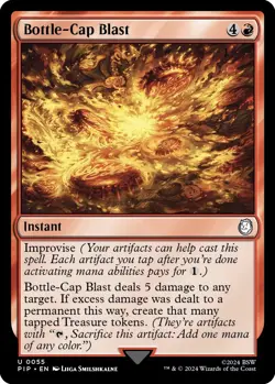Bottle-Cap Blast PIP 55 MTG Universes Beyond: Fallout Uncommon EN NM - Image 1