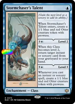 Foil Stormchaser's Talent - 75 - NM - Bloomburrow - Image 1