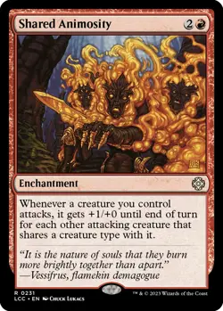 Shared Animosity LCC 231 MTG Commander: The Lost Caverns of Ixalan Rare EN NM - Image 1