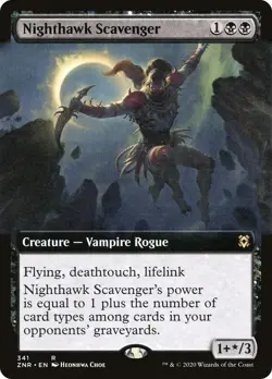 Nighthawk Scavenger (Extended Art) - 341 - NM - Zendikar Rising - Image 1