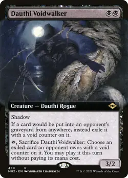 Dauthi Voidwalker (Extended Art) - Foil NM MTG Modern Horizons 2 - Image 1