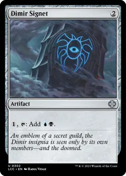 Dimir Signet LCC 302 MTG Commander: The Lost Caverns of Ixalan Common EN NM - Image 1