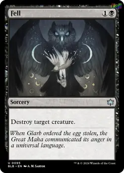 Foil Fell - 95 - NM - Bloomburrow - Image 1