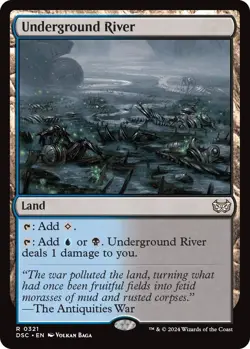 Underground River DSC 321 MTG Commander: Duskmourn: House of Horror Rare EN NM - Image 1