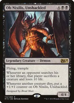 Ob Nixilis, Unshackled - 110 - Magic 2015 (M15) - LP - Image 1