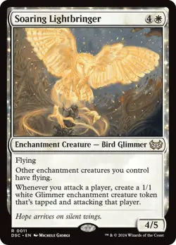 Soaring Lightbringer DSC 11 MTG Commander: Duskmourn: House of Horror Rare EN NM - Image 1