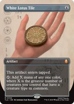 White Lotus Tile (Borderless) Avatar: The Last Airbender Foil NM - Image 1