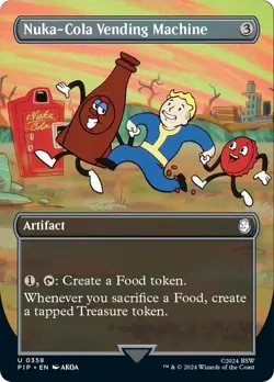 Nuka-Cola Vending Machine (Borderless) Universes Beyond: Fallout Foil NM - Image 1