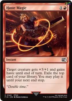 Foil Haste Magic - 140 - NM - FINAL FANTASY - Image 1