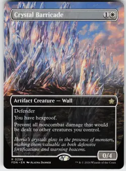 CRYSTAL BARRICADE (BORDERLESS) 296 R NEAR MINT - Image 1