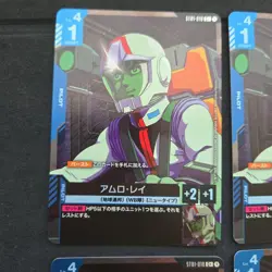 [SC] mc96 Gundam Card Game Amuro Ray4 Cards St01-010 C - Image 2
