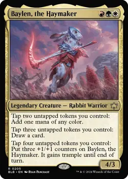 Baylen, the Haymaker BLB 205 MTG Bloomburrow Rare Normal EN NM - Image 1