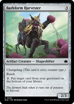 Barkform Harvester BLB 243 MTG Bloomburrow Common Foil EN NM - Image 1