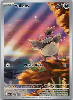 Vullaby - 144/086 Holofoil Illustration Rare SV: White Flare 144/086 NM Pokem... - Image 1