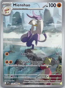 Mienshao - 134/086 Holofoil Illustration Rare SV: White Flare 134/086 NM Poke... - Image 1