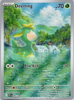 Deerling - 091/086 Holofoil Illustration Rare SV: White Flare 091/086 NM Poke... - Image 1