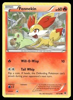 Fates Collide Pokemon TCG Fennekin Common Regular - Image 1