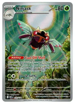 Ninjask 137/132 Illustration Rare Mega Evolution Pokemon Holo Near Mint - Image 1