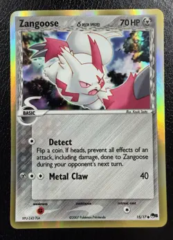 Zangoose (Delta Species) 15/17 POP Series 5 Holo Pokemon TCG LP - Image 1