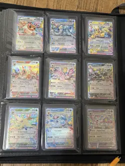 Pokemon TCG Eeveelutions EX Prismatic Evolutions NM Double Rare Pack Fresh - Image 1