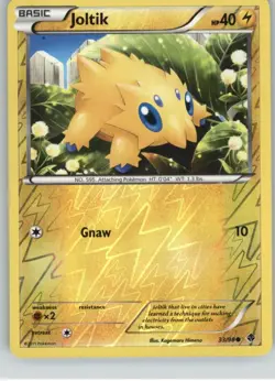 Joltik 33/98 Common Emerging Powers Pokemon Reverse Holo Near Mint - Image 1
