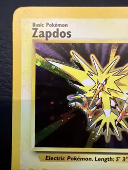 Zapdos 20/130 Holo Rare Base Set 2 Pokemon Holo Lightly Played - Image 2
