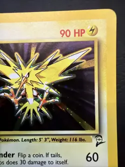 Zapdos 20/130 Holo Rare Base Set 2 Pokemon Holo Lightly Played - Image 3