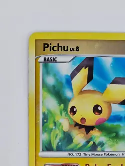 Pichu (Platinum) 45/100 Pokemon TCG Burger King Reverse Holo Promo LP - Image 3