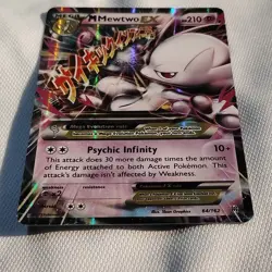 Pokemon Company M Mewtwo EX 64/162 Breakthrough Holo Ultra Rare 210 HP ENG - Image 2