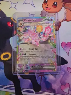 Espeon ex - 034/131 - Pokemon Prismatic Evolutions - NM M - Image 1