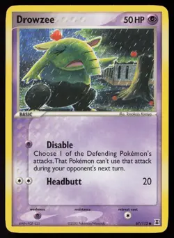 Drowzee 67/113 Common Delta Species Pokemon Lightly Played - Image 1
