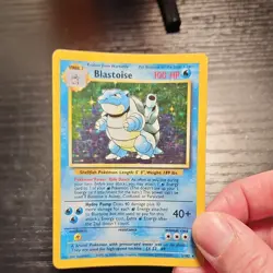 Pokemon Blastoise 2/102 Base Set Holo Rare 100 HP English 1999 - Image 1