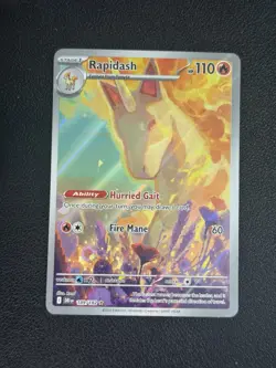 Rapidash 189/182 Illustration Rare (IR) - Pokemon Destined Rivals NM - Image 1