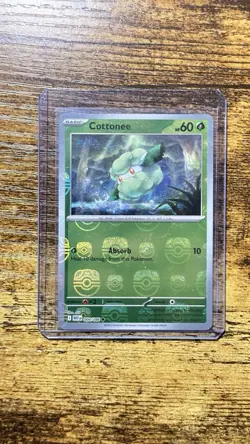 Cottonee Masterball (004/086) - White Flare - Pokemon TCG - NM - Image 1