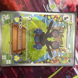 Pokemon Zweilous 147/086 Sv: White Flare Illustration Rare Full Art Holo 110 HP - Image 3