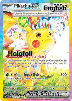 Pikachu ex - 238/191 [Holofoil LP - SV08: Surging Sparks 238/191] - Image 1