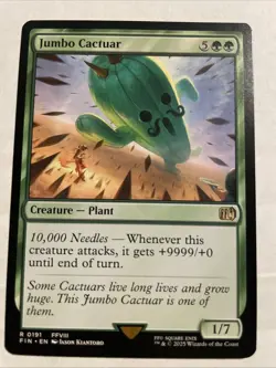 MTG - Jumbo Cactuar R FINAL FANTASY 191 LP-NM - Image 1