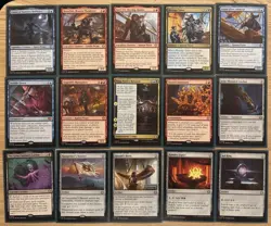 MTG EDH Used Pre Constructed Deck Black Red Blue PirateAdmiral Brass Unsinkable - Image 3