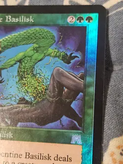 Serpentine Basilisk FOIL Onslaught MAGIC MTG MP - Image 2