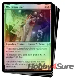 Foil Presale Mj, Rising Star X4 M/NM Magic MTG Marvel's Spider-man Eternal - Image 1