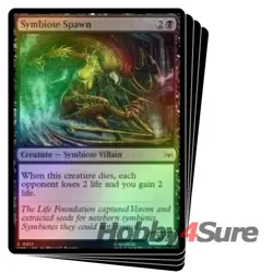 Foil Presale Symbiote Spawn X4 M/NM Magic MTG Marvel's Spider-man Eternal - Image 1