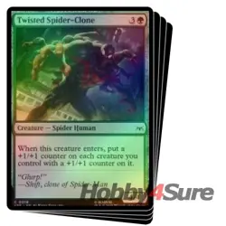 Foil Presale Twisted Spider-clone X4 M/NM Magic MTG Marvel's Spider-man Eternal - Image 1