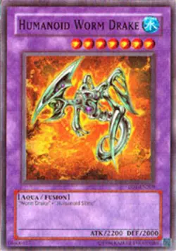 1x (HP) Humanoid Worm Drake - DB1-EN209 - Common - Unlimited Edition YuGiOh - Image 1