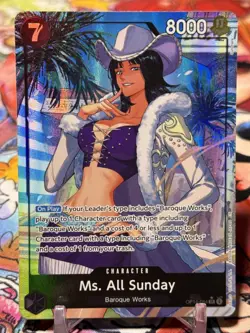 MS ALL SUNDAY - One Piece OP14-084 - AA Alt Art Super Rare SR - The Azure Sea's - Image 1