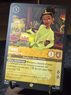 Disney Lorcana TCG Tiana - Restaurant Owner 16/204 Legendary Regular EN - Image 1