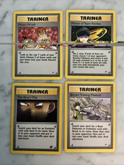 Pokemon Card Lot 1999 WOTC 30 Different Trainer Cards All NM Many Rare. - Image 2