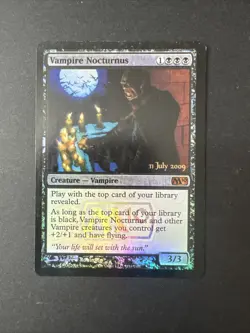 Magic MTG Prerelease Cards Vampire Nocturnus #118/249 Promo Foil TCG CCG M10 - Image 1