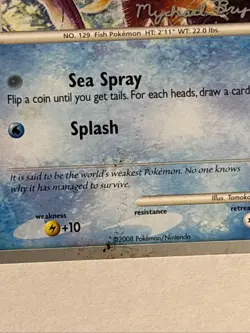 Magikarp Pokemon World Championships 2010 (Mychael Bryan) 65/100 Pokemon Card - Image 3