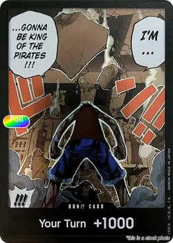 DON!! Card (Luffy vs. Crocodile) (Devil Fruits Collection Vol. 1) [OP-PR - 1]... - Image 1