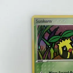 Pokemon Card: Sunkern 76/115 - EX Unseen Forces - Stamped Reverse Holo - Rare LP - Image 2